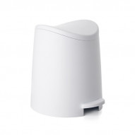 Cubo Pedal BaÑo Stand. Blanco 3 L