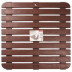 Tarima Ducha Propileno Marron 55x55 Cm