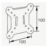 Soporte Lcd Negro 10-30 2