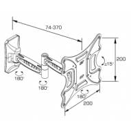 Soporte Lcd 2 Br Incl.g. Negro 37 2