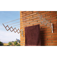 Tendedor Extensible Blanco 120 Cm