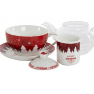 Tetera Con Taza Navidad 250 Ml 2
