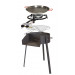 Imex El Zorro 71586 Kit barbacoa redonda, Negro, 50x61x75 cm
