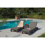 Tumbona Rattan Grafito