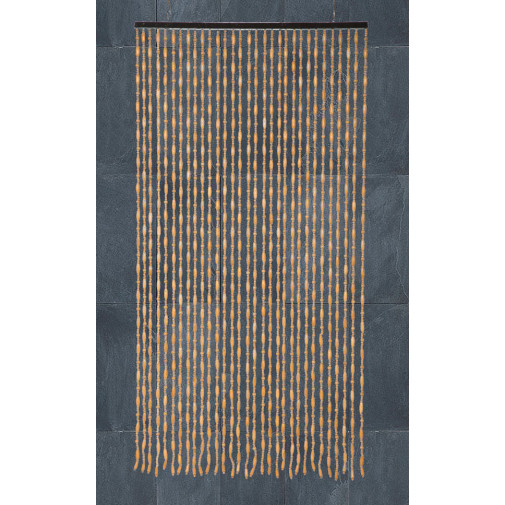 Cortina Puerta Madera Bambu 90x180 Cm