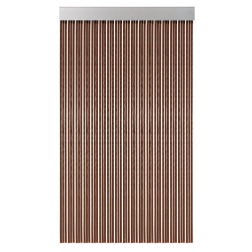 Cortina Cintas Color Marron 210x90 Cm