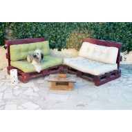 Conjunto Cojin Palet Lima 120x80x18