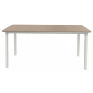 Mesa Resina Arena/bco Noa 160x90 Cm