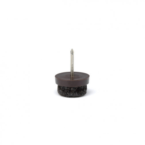 Fieltro C/clavo Marron Bl 8 17 Mm