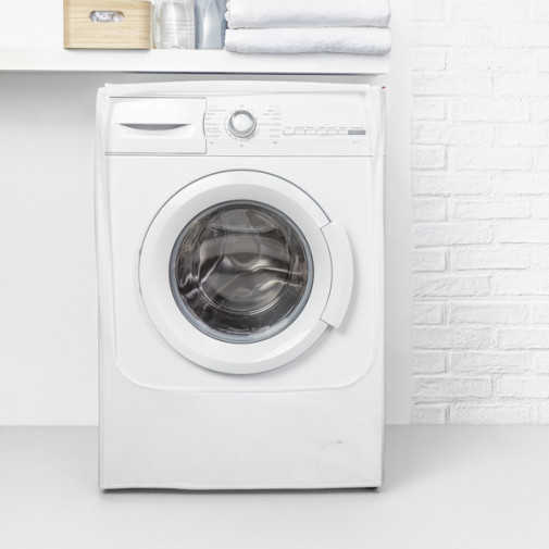 Funda Lavadora Carga Frontal Blanca 80x80x60cm 2