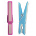 Pinzas Ropa Plastico Bicolor (Paq-12)