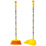 Escoba C/palo+recog Ducks Kid