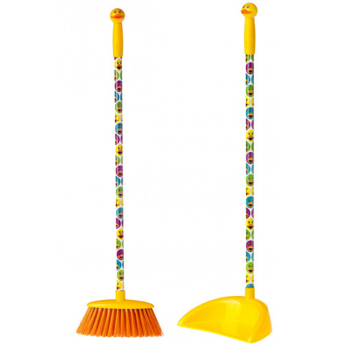 Escoba C/palo+recog Ducks Kid