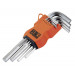 RH HR 170609 Juego 9 Llaves Allen Soporte, 0 V, Set de 9 Piezas