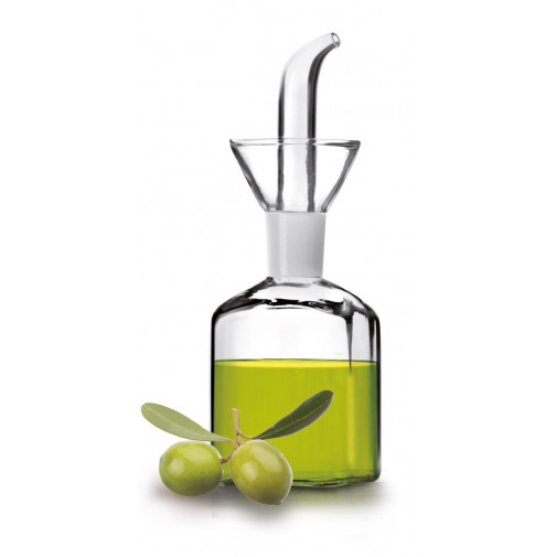 Aceitera Cristal Probeta Cuadr