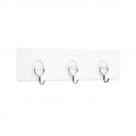 Percha Adhes Reutizable 3 Ganc 378x95x25