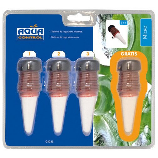 Sistema Riego Macetas 3+1 Cono