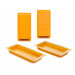 IBILI Set 2 Moldes Turron, Tronco + Onzas, Color Naranja