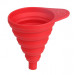 Dr. Oetker Embudo Plegable Silicona FLEXXIBEL, Metal, Rojo, 36.5 x 36.5 x 44.4 cm
