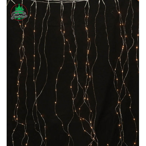 Cortina 300 Led Blanco Calido