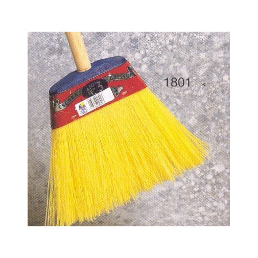 Escoba Hog Plana C/mg Chapa Universal