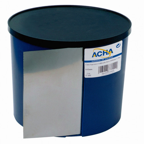 Cinta Espesor Calibra Inox Gro 0,0025cm Caja 5mx150mm 35-653