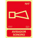 Señal 210x300mm Pvc Lumi Avisador Sonoro Rd00121