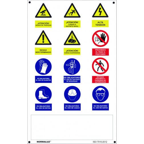 MultiseÑal Vertical 500x900mm Rd23000