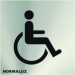 Señal 120x120mm Inox Adh Parking Minusválidos Rd727002