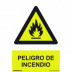 SeÑal 210x300mm Pvc Peligro De Incendio Rd30000