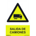 Señal 210x300mm Pvc Salida De Camiones Rd30023