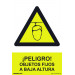 Normaluz RD30033 - Señal ¡Peligro! Objetos Fijos A Baja Altura PVC Glasspack 0,7 mm 21x30 cm con CTE, RIPCI