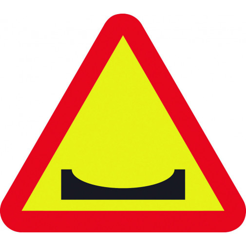 SeÑal Vial 700x700mm Metalica BadÉn V11006