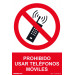 Normaluz RD40020 - Señal Prohibido Usar Telefonos Móviles PVC Glasspack 0,7 mm 21x30 cm