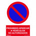 SeÑal 210x300mm Pvc Prohib. Aparcar VehÍ No Autoriza Rd40038