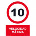 SeÑal 210x300mm Pvc Velocidad MÁxima 10 Rd40077