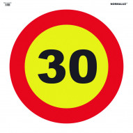 SeÑal Vial Bolsa Textil 700x700mm Velocidad MÁxima 30 V11130