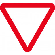 SeÑal Vial 700x700mm Metalica Ceda El Paso V11061