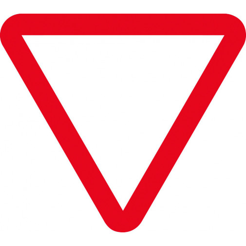 SeÑal Vial 700x700mm Metalica Ceda El Paso V11061