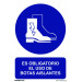 Normaluz RD20006 - Señal Es Obligatorio El Uso De Botas Aislantes PVC GLASSPACK 0,7 mm 21x30 cm con CTE, RIPCI
