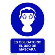 SeÑal 210x300mm Pvc Uso Obligatorio  MÁscara Rd20007