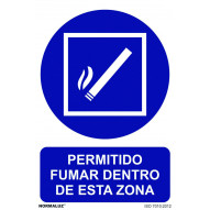 SeÑal 210x300mm Pvc Zona Para Fumar Rd20011
