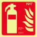 Señal 210x210mm Pvc Lumi  Extintor Rd00a101