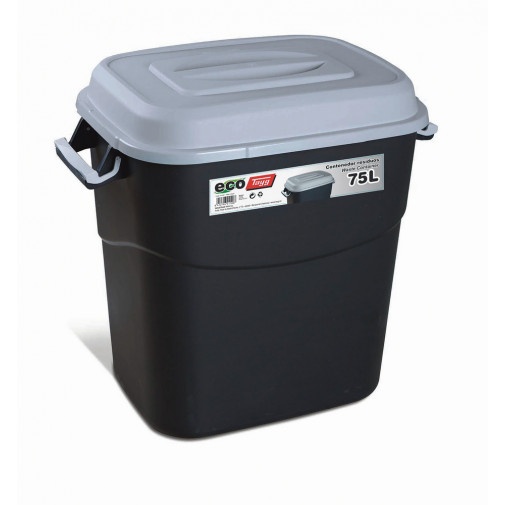 Contenedor Residuos 75l Asas Y Tapa
