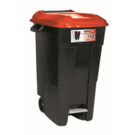 Contenedor Residuos 120l Asas, Pedal Y Tapa