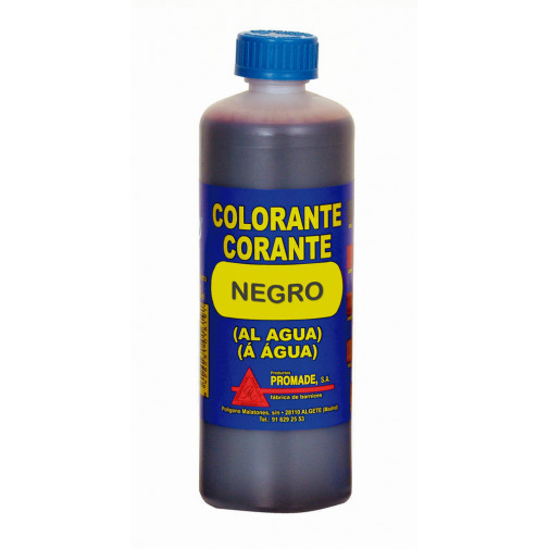 Colorante Madera Al Agua 500 Ml Negro Acol505 Promade