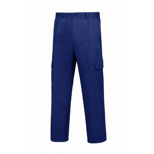 Pantalon Algodon Marino 38 Agm41am38