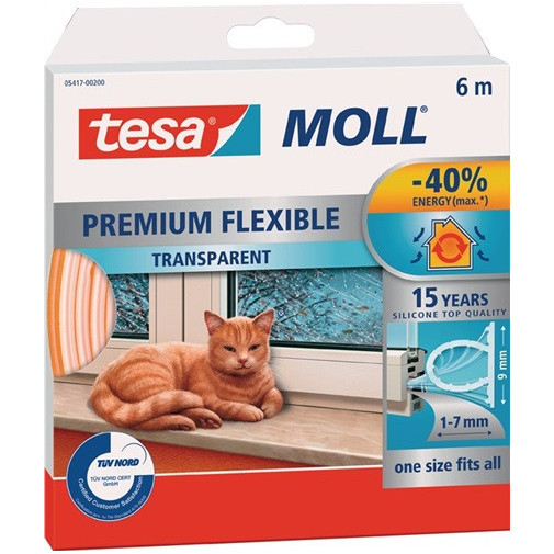 Burlete Puerta / Ventana Tesamoll 5417 An 9 Mm X Al 7 Mm X L