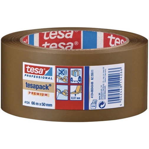 Cinta Adhesiva De Embalaje De Pvc Tesapack 4124 Gamuza Longi