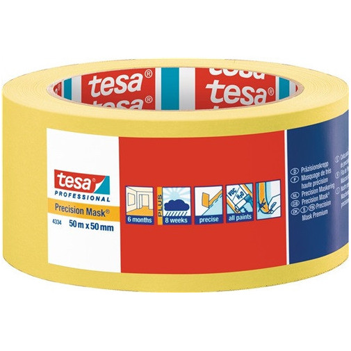 Cinta De PrecisiÓn 4334 Lisa Amarilla Longitud 50 Mm Ancho 5